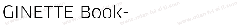 GINETTE Book字体转换